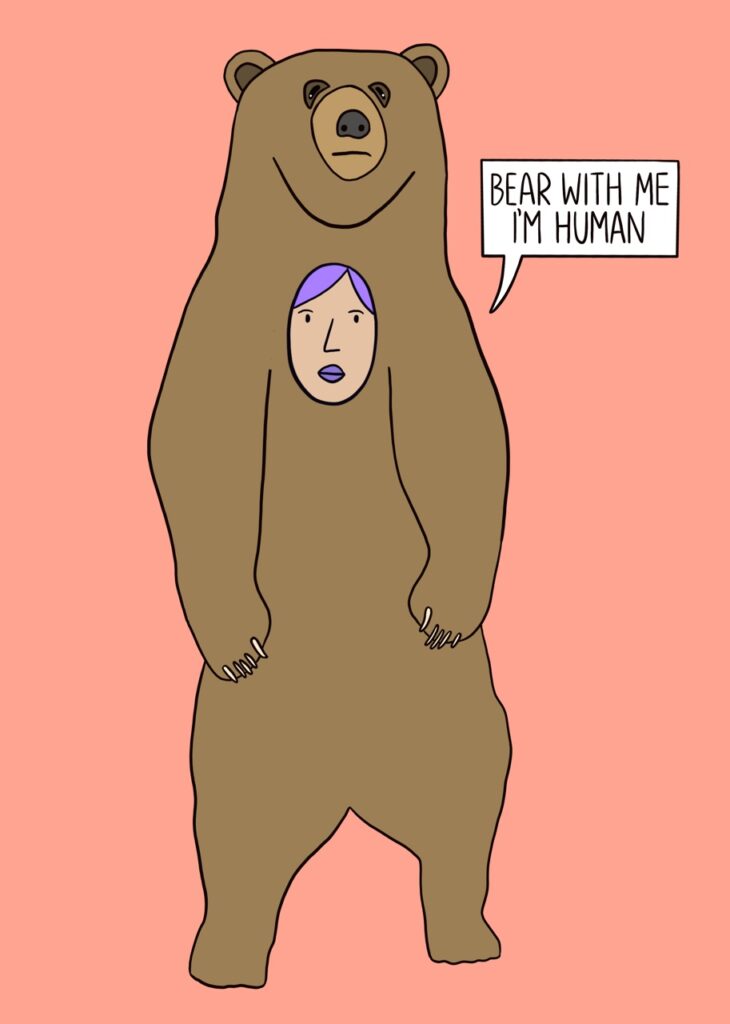 Coloe NZ illustration art bear web