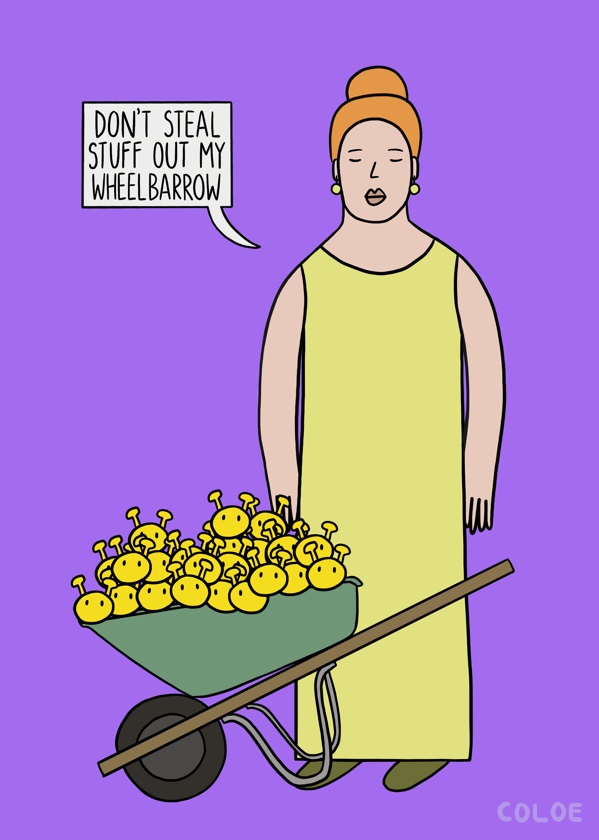 Coloe studio weekly uplift joy Auckland NZ artist cartoon illustration sustainable art week 41-3